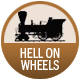 Hell On Wheels badge