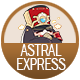 Astral Express Tea badge