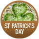 St. Patricks Day badge