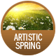 A Artistic Spring Time Air Blends  badge