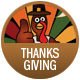 Thanksgiving badge