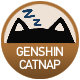 Genshin Catnap badge