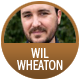 Wil Wheaton badge