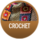 Crochet badge