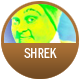 Shrek badge