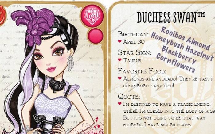 duchess swan doll