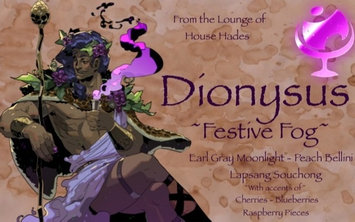 Dionysus God of Wine from Hades game