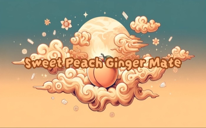 Sweet Peach Ginger Mate Tea