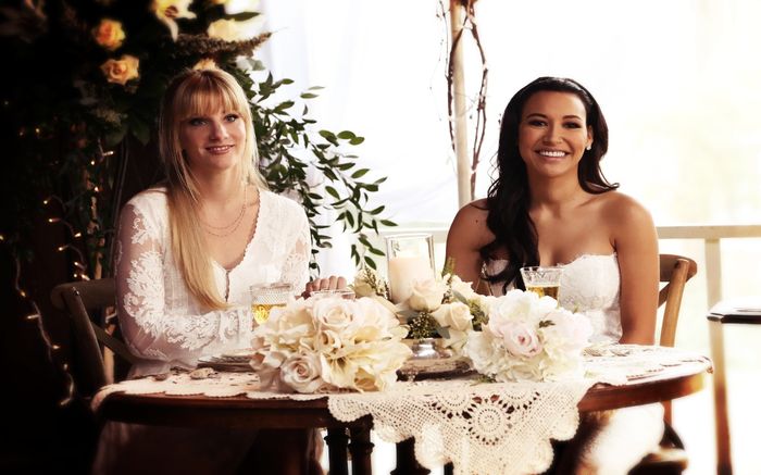 Santana glee wedding jumpsuit deals