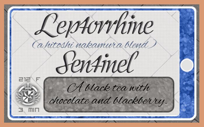 leptorrhine sentinel: hitoshi nakamura Tea