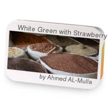 White Green with Strawberry sample blend