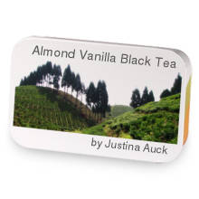 Almond Vanilla Black Tea sample blend