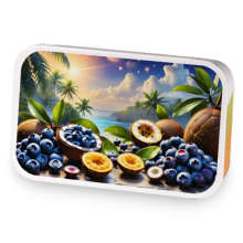 Blueberry Coconut Passionfruit sample blend