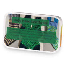 Cozy Hand Knit Socks Roobios  sample blend