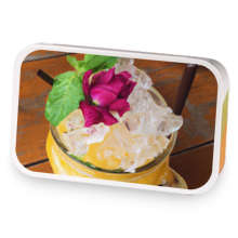 Spicy Peppermint Peach paradis sample blend