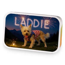 Laddie in Stars and Stripes sample blend