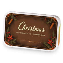 Christmas Chestnut Chocolate Cinnamon Black sample blend