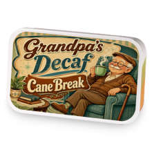 Grandpas Decaf Cane Break sample blend