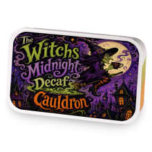 The Witchs Midnight Decaf Cauldron sample blend