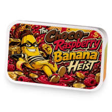 The Choco-Raspberry Banana Heist sample blend