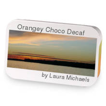 Orangey Choco Decaf sample blend