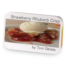 Strawberry Rhubarb Crisp sample blend