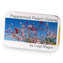 Peppermint Peach Oolong sample blend