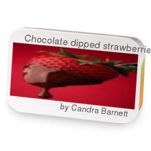 Chocolate dipped strawberries sample blend