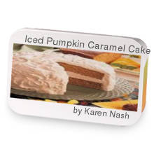 Iced Pumpkin Caramel Cake sample blend