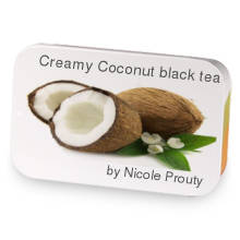 Creamy Coconut black tea sample blend