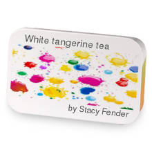White tangerine tea sample blend