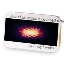 Decaf chocolate covered orange sample blend