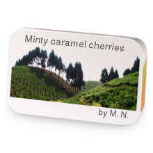 Minty caramel cherries sample blend