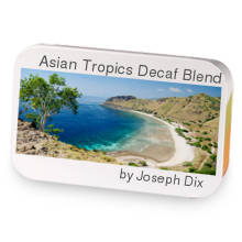 Asian Tropics Decaf Blend sample blend